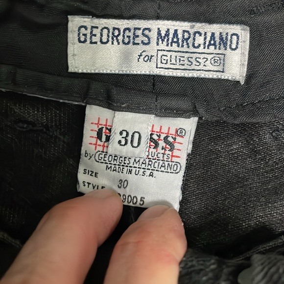 Vintage 90s guess high rise wide leg jean - Picture 3 of 8